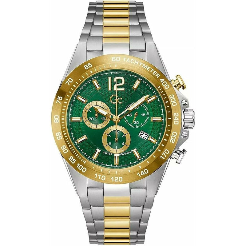 Relógio Feminino GC Watches Z07008G9MF Oversized Verde Cinza 44mm