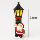 Candeeiro Decorativo de Natal com Pai Natal – 23 cm