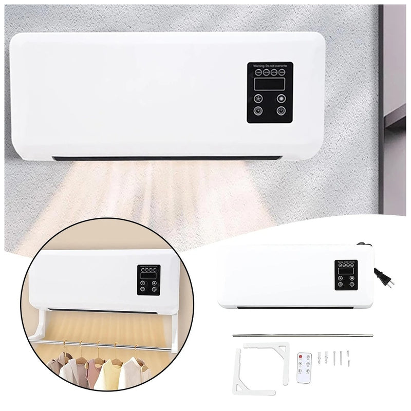 Aquecedor de Parede 3 em 1 c/ Comando