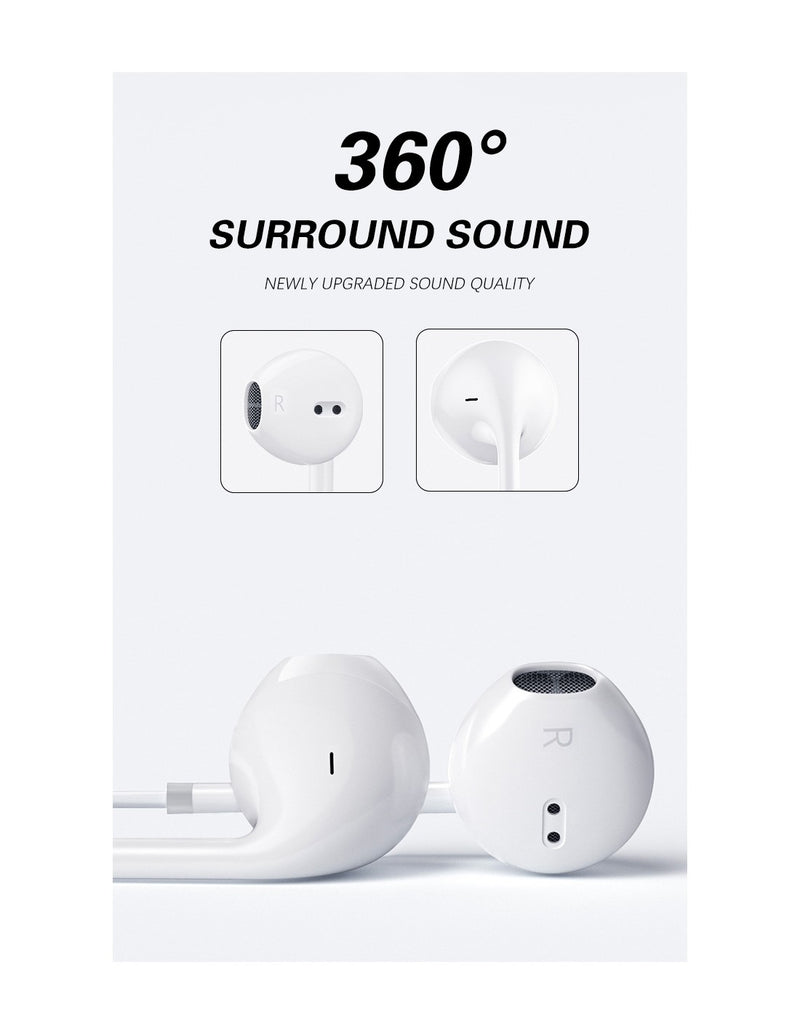 Auriculares estéreo QA-C50 con conexión iOS