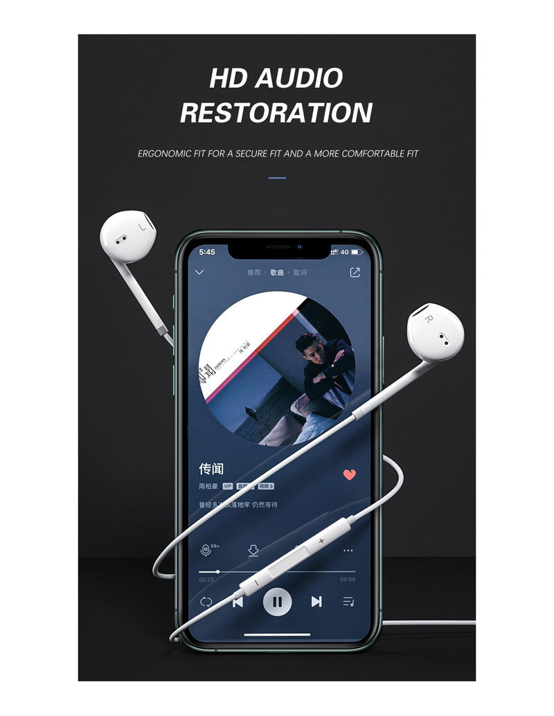 Auriculares estéreo QA-C50 con conexión iOS