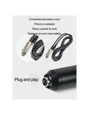 Kit Microfone de Estúdio com Placa de Som