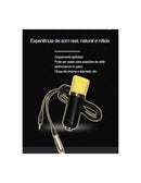 Kit Microfone de Estúdio com Placa de Som
