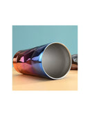 Copo Térmico com Design Metalizado e Tampa Reutilizável