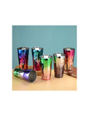 Copo Térmico com Design Metalizado e Tampa Reutilizável