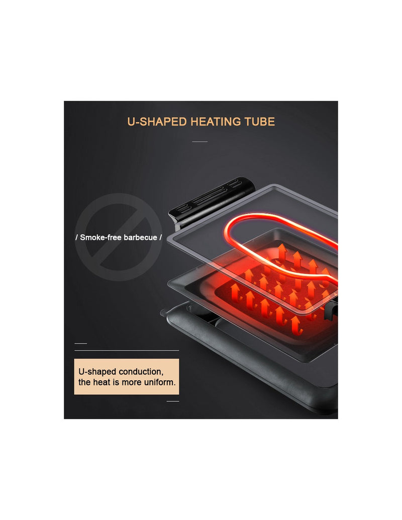 Grelhador Elétrico Sem Fumo QA-CF15