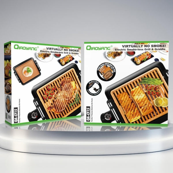 Grelhador Elétrico Sem Fumo QA-CF15