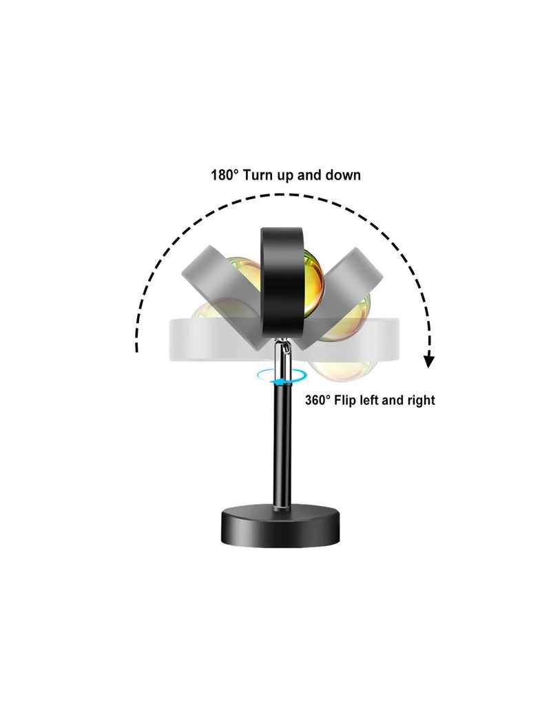 Lâmpada Pôr do Sol Vermelha