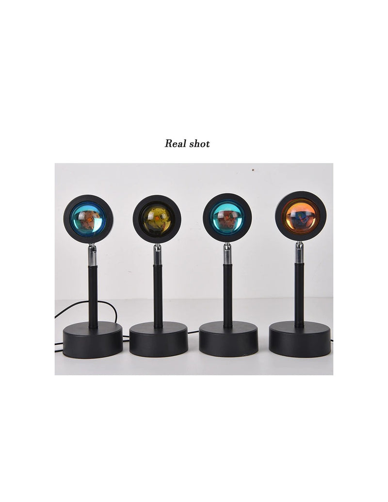 Lâmpada Pôr do Sol Vermelha