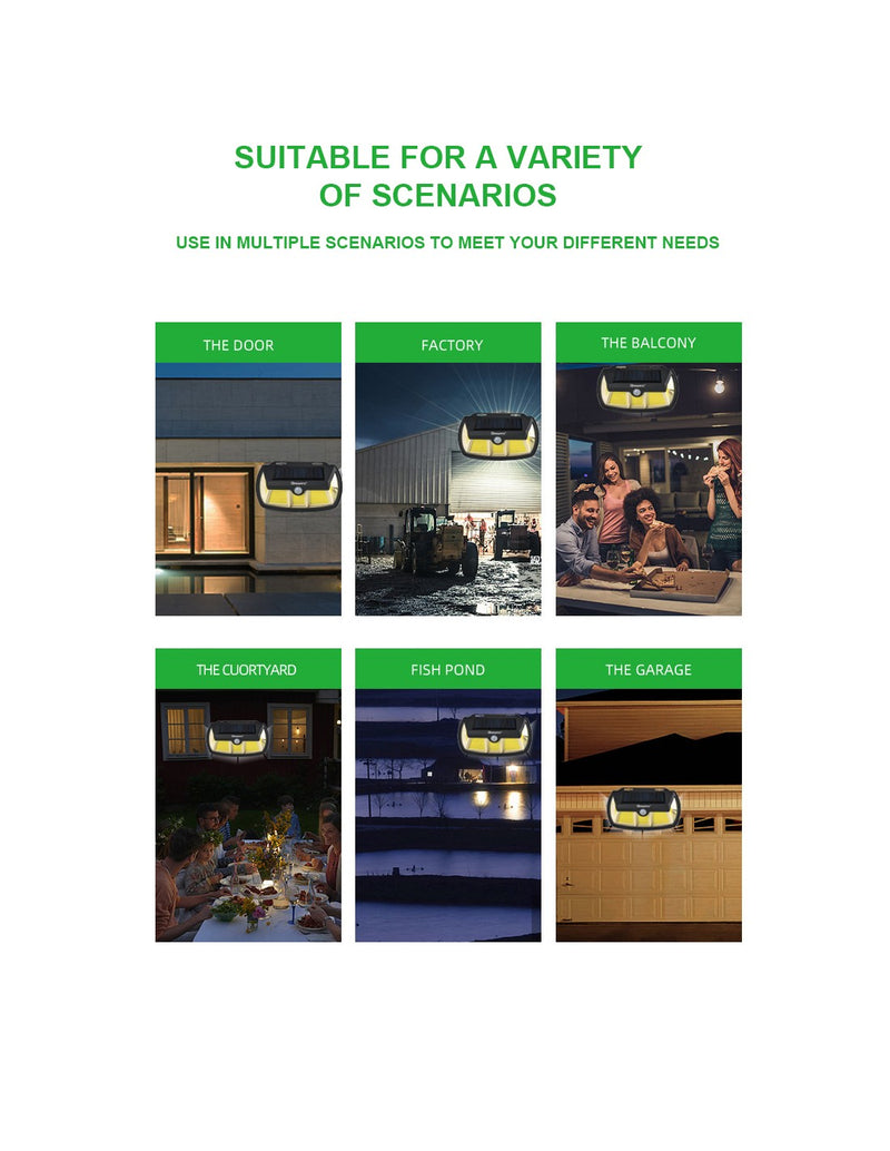 Projetor Solar de Parede 80W