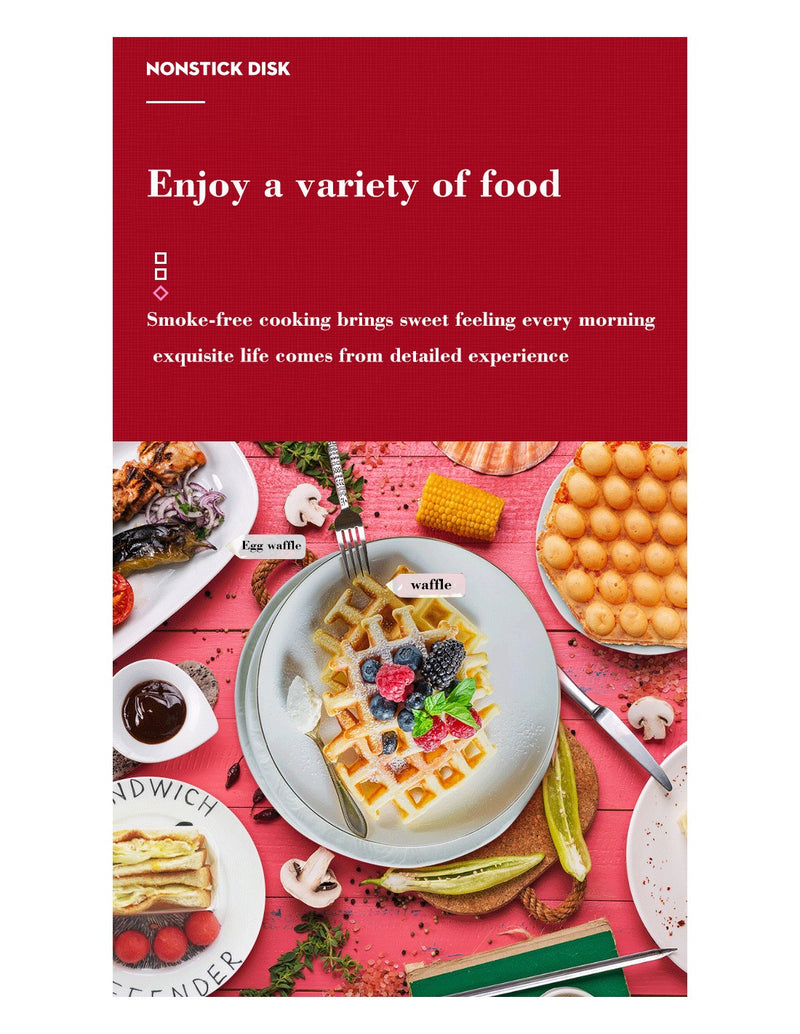 Mini Máquina de Waffles QA-CF26