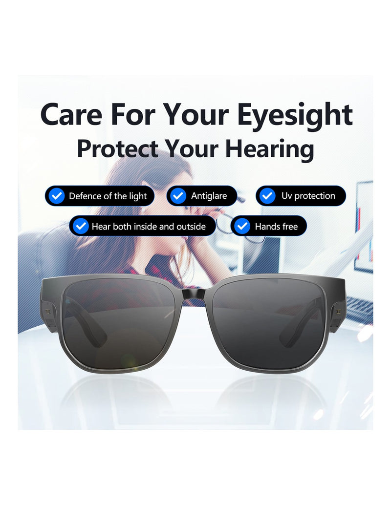 Smart Sunglasses with Bluetooth 5.1 Audio