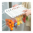 Organizador de bolsas con cremallera para refrigerador