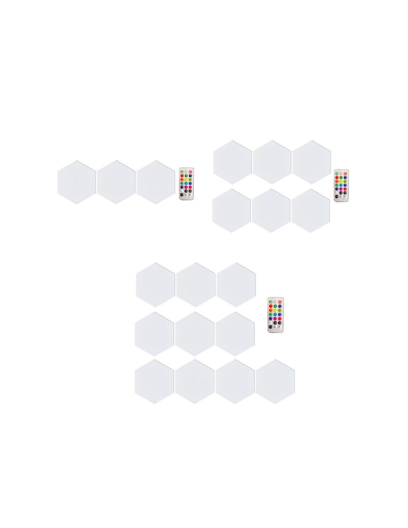 Painel LED Hexagonal (3un)