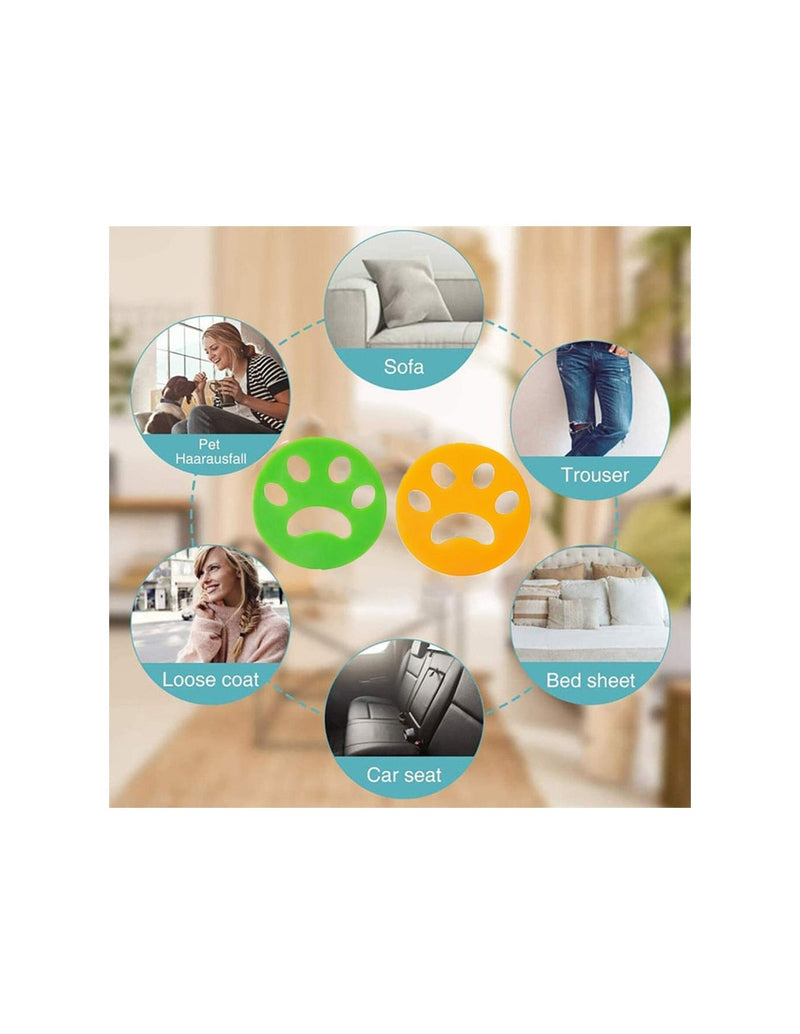 Removedor de Pelos de Animais de Estimação em Formato de Pata