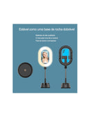 Ring Light 360° com Suporte de Seguimento Automático QA-T673