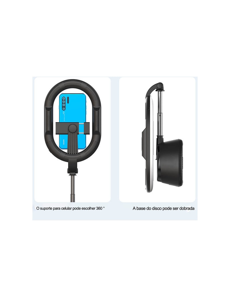 Ring Light 360° com Suporte de Seguimento Automático QA-T673