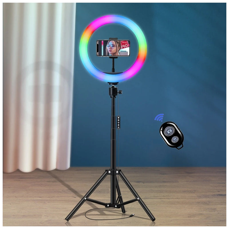 RGB Ring Light with Tripod Stand