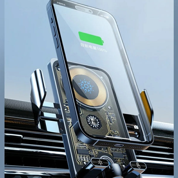 Suporte Automóvel com Carregamento Wireless