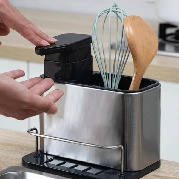 Portacubiertos con dispensador